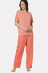 Triumph Modal Loungewear Top - Orange Light Combo — thumbnail 5